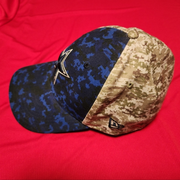 Dallas Cowboys 2015 Salute to Service Era 39Thirty Hat M/L Rare! - Picture 10 of 10